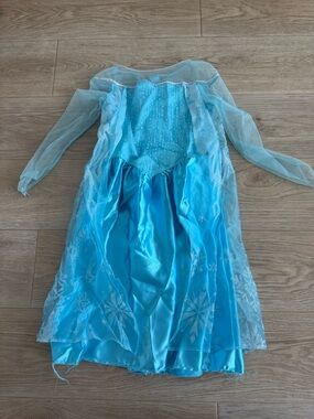 Elsa Frozen Disney Light Blue Sparkle Princess Costume Dress